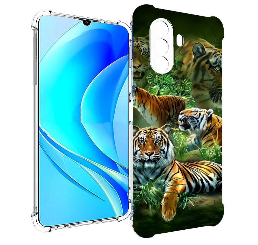 

Чехол MyPads Тигры для Huawei Nova Y70 / Nova Y70 Plus (MGA-LX9N) / Huawei Enjoy 50, Прозрачный, Tocco