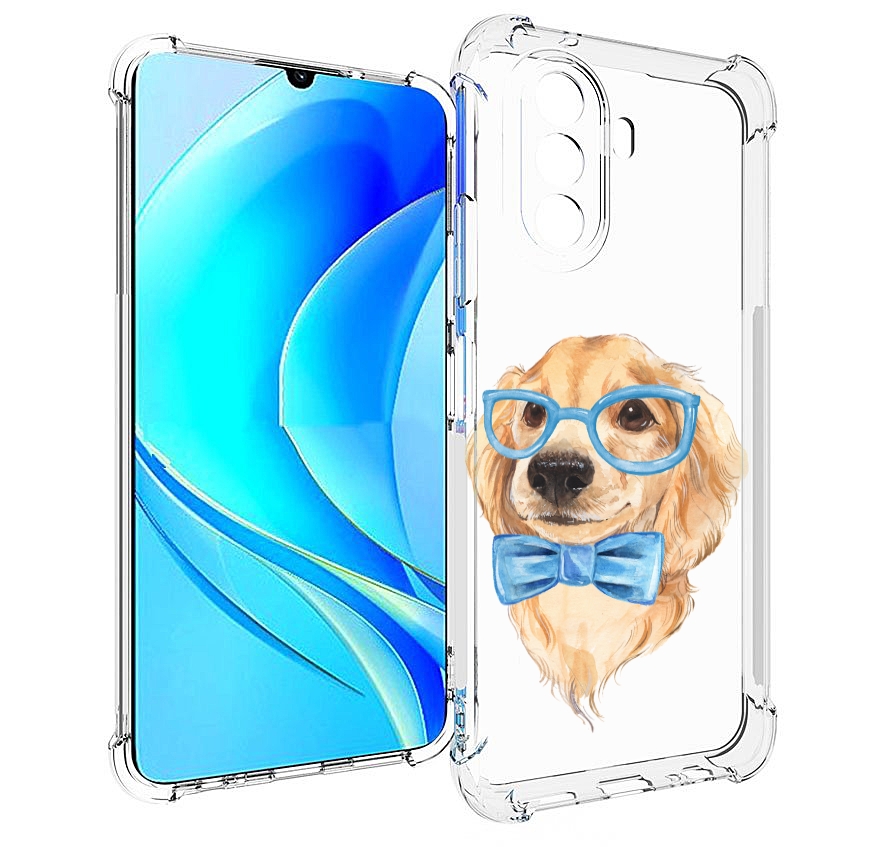 

Чехол MyPads Собака интеллигент для Huawei Nova Y70 / Nova Y70 Plus (MGA-LX9N), Прозрачный, Tocco