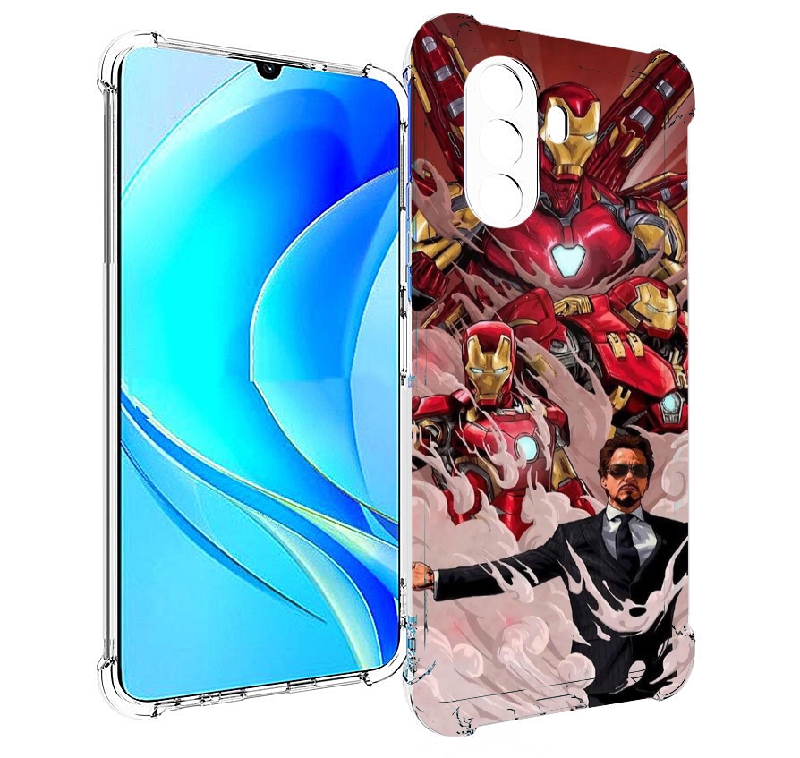 

Чехол MyPads Тони-Старк-и-костюмы для Huawei Nova Y70 / Nova Y70 Plus (MGA-LX9N), Прозрачный, Tocco