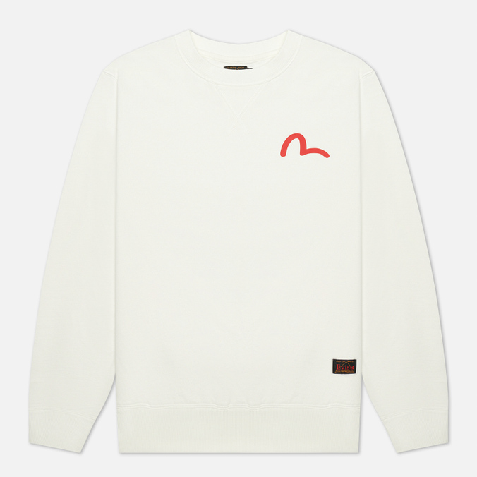 

Свитшот мужской Evisu 2ESBSM1SW311XX белый XL, 2ESBSM1SW311XX