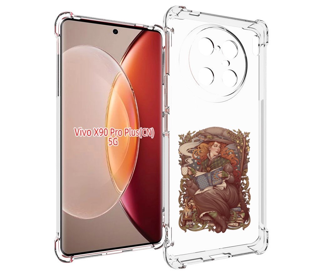 

Чехол MyPads Женские_126 для Vivo X90 Pro Plus, Прозрачный, Tocco