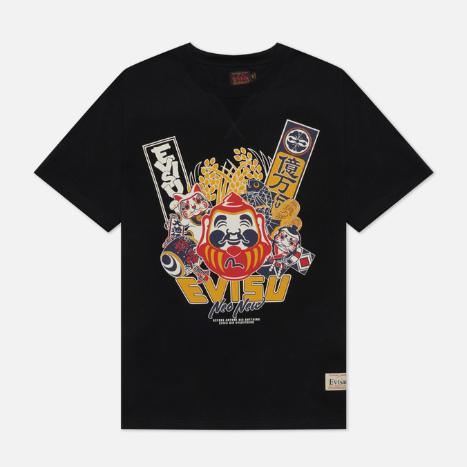 фото Футболка мужская evisu 2eshtm1ts621xx черная s