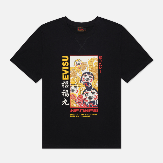 фото Футболка мужская evisu 2eshtm1ts624xx черная xl