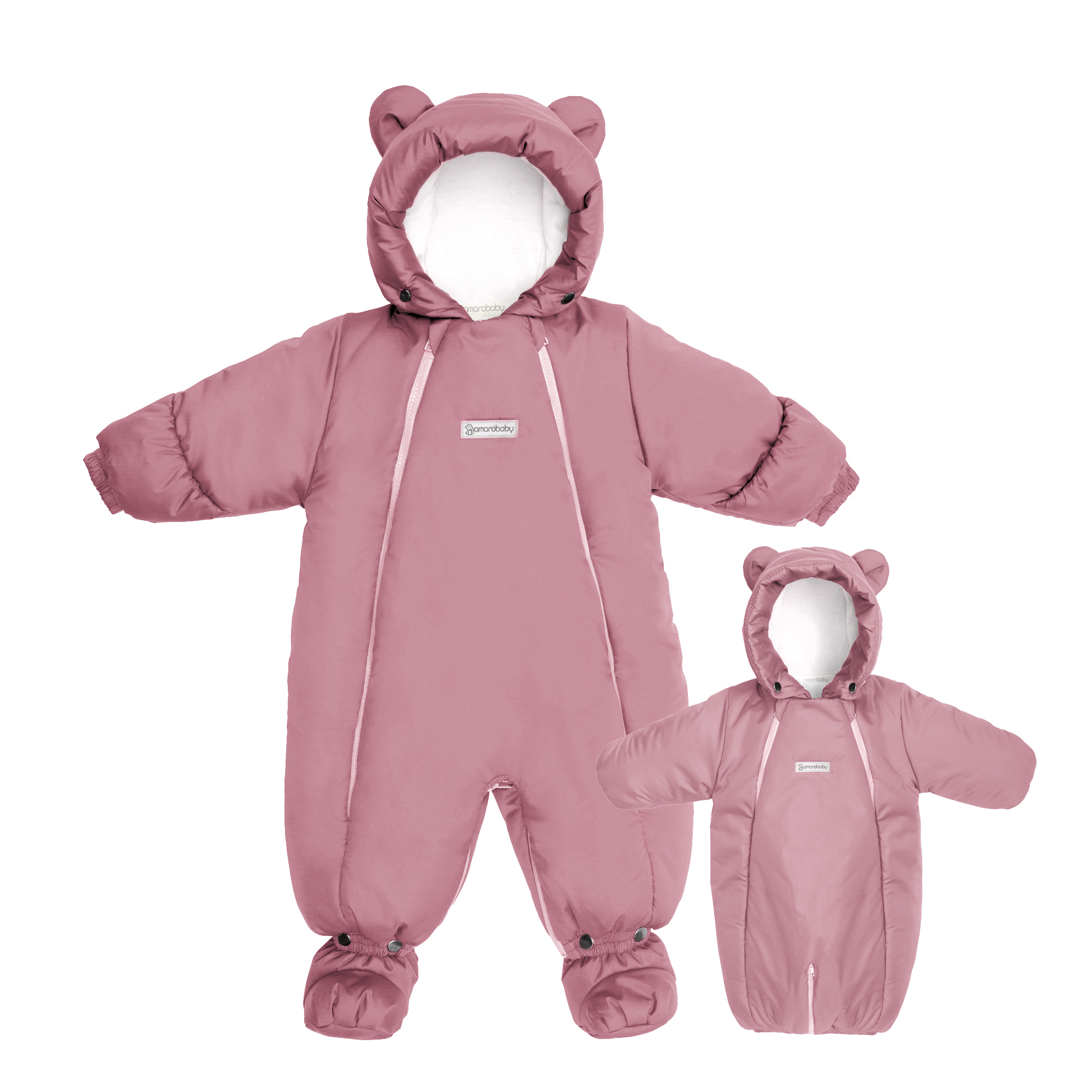 Комбинезон-конверт детский Amarobaby 6105 цв розовый р 62 5501₽