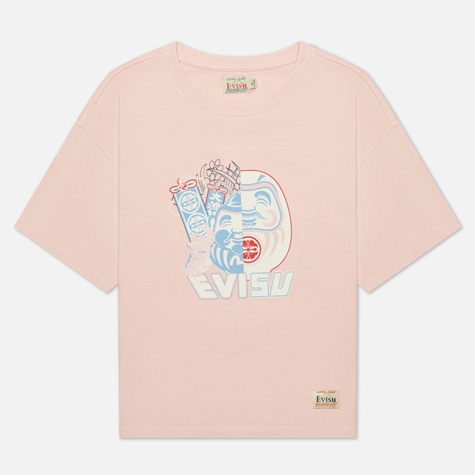 фото Футболка женская evisu 2eshtw1ts555bd розовая s