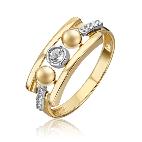 

Кольцо из золота с топазом р.17.5 PLATINA jewelry 01-5515-00-201-1121, 01-5515-00-201-1121