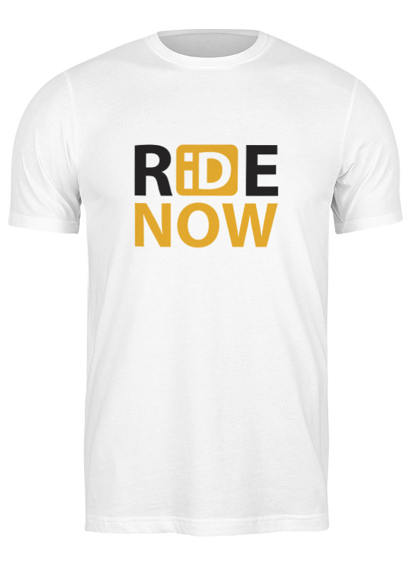 

Футболка мужская Printio Ride-now белая XL, Белый, Ride-now