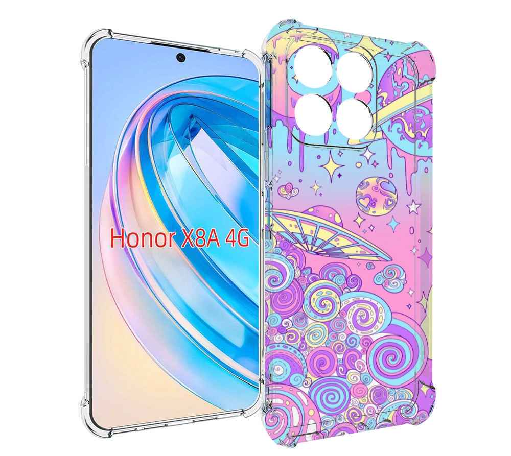 

Чехол MyPads ванильные планеты для Honor X8a, Tocco