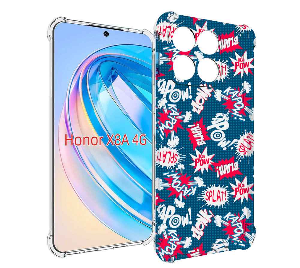 

Чехол MyPads взрывной-принт для Honor X8a, Tocco