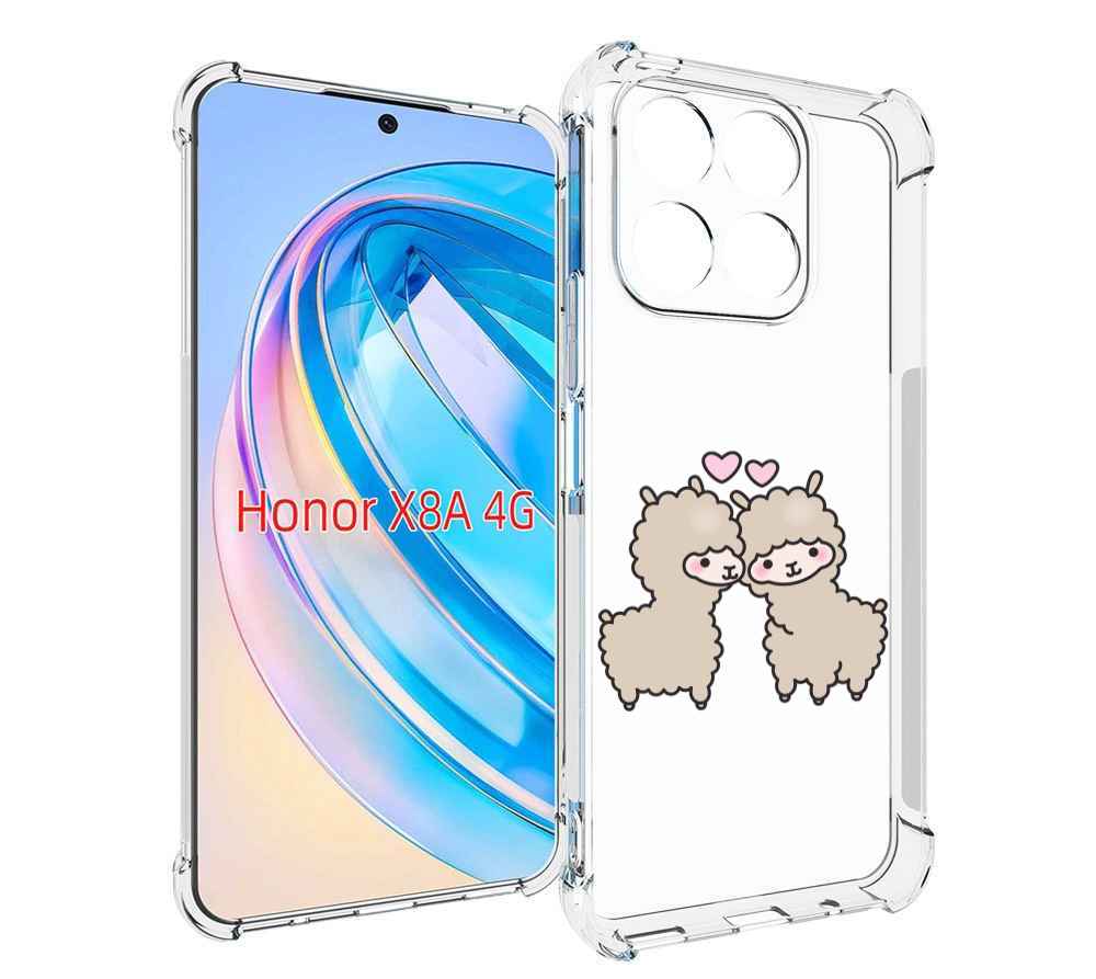 

Чехол MyPads влюбленные-барашки для Honor X8a, Tocco