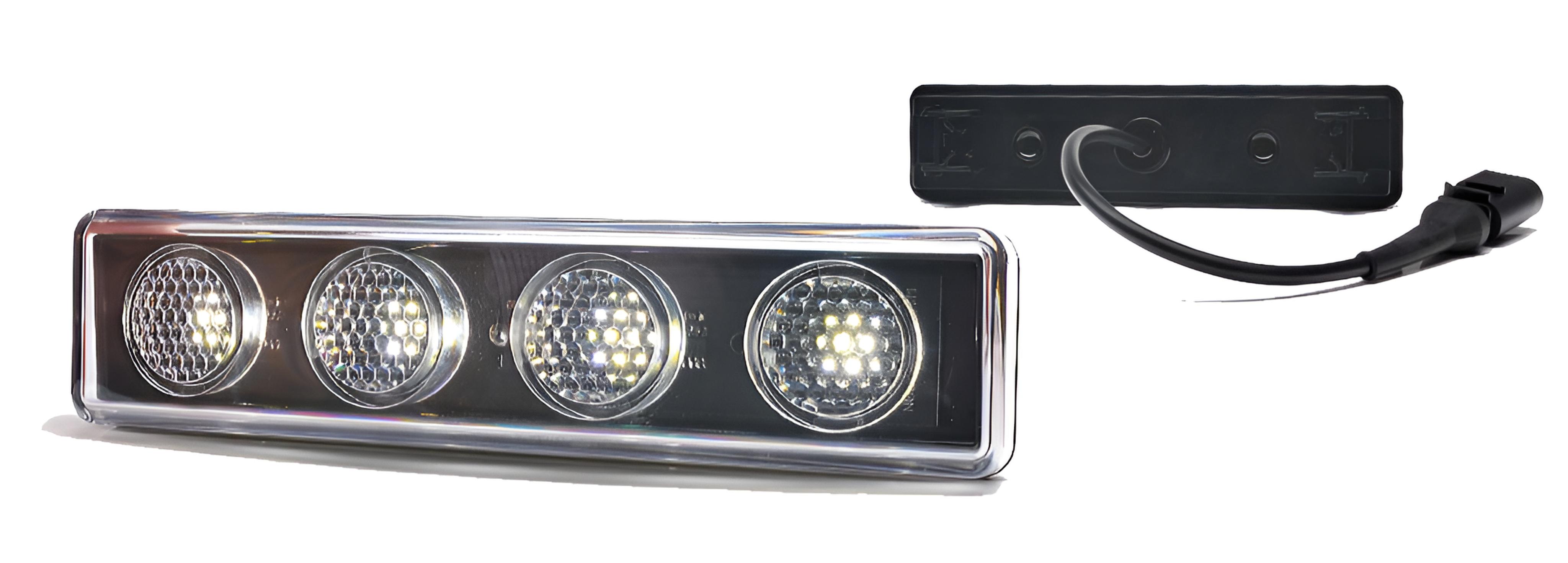 

Фонарь габаритный 12/24V LED верхний белый SCANIA 5/6 1348IW190 (WAS)