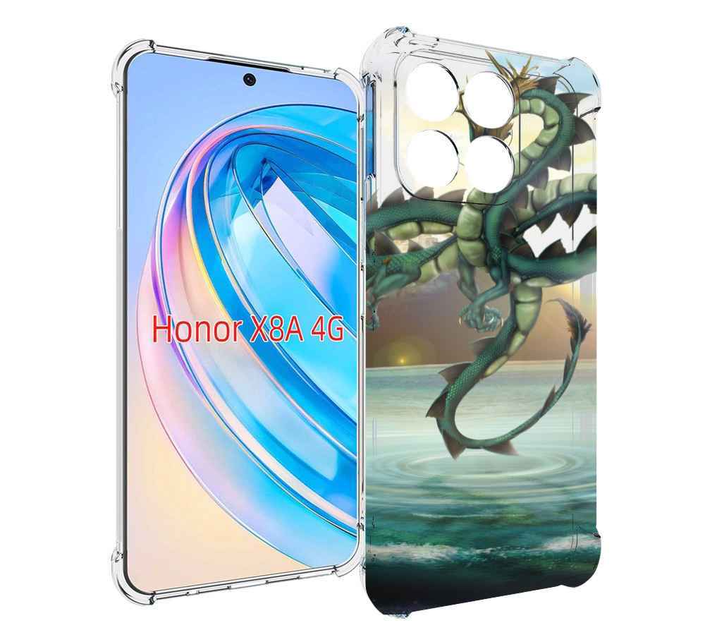 

Чехол MyPads водяной-дракон для Honor X8a, Tocco