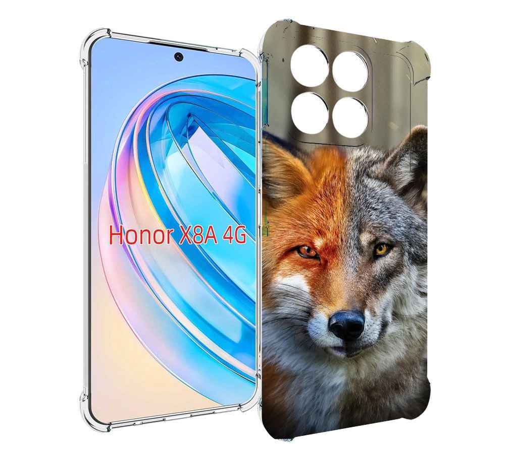 

Чехол MyPads волк-лиса для Honor X8a, Tocco