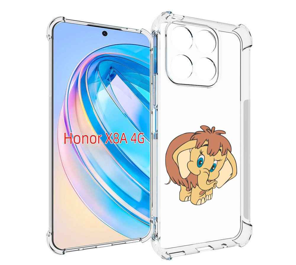 

Чехол MyPads волосатый-слоник детский для Honor X8a, Tocco