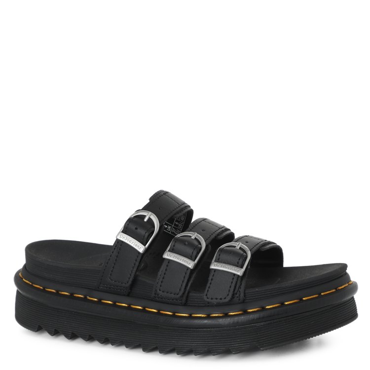 

Шлепанцы женские Dr. Martens 25456001 черные 38 EU, 25456001