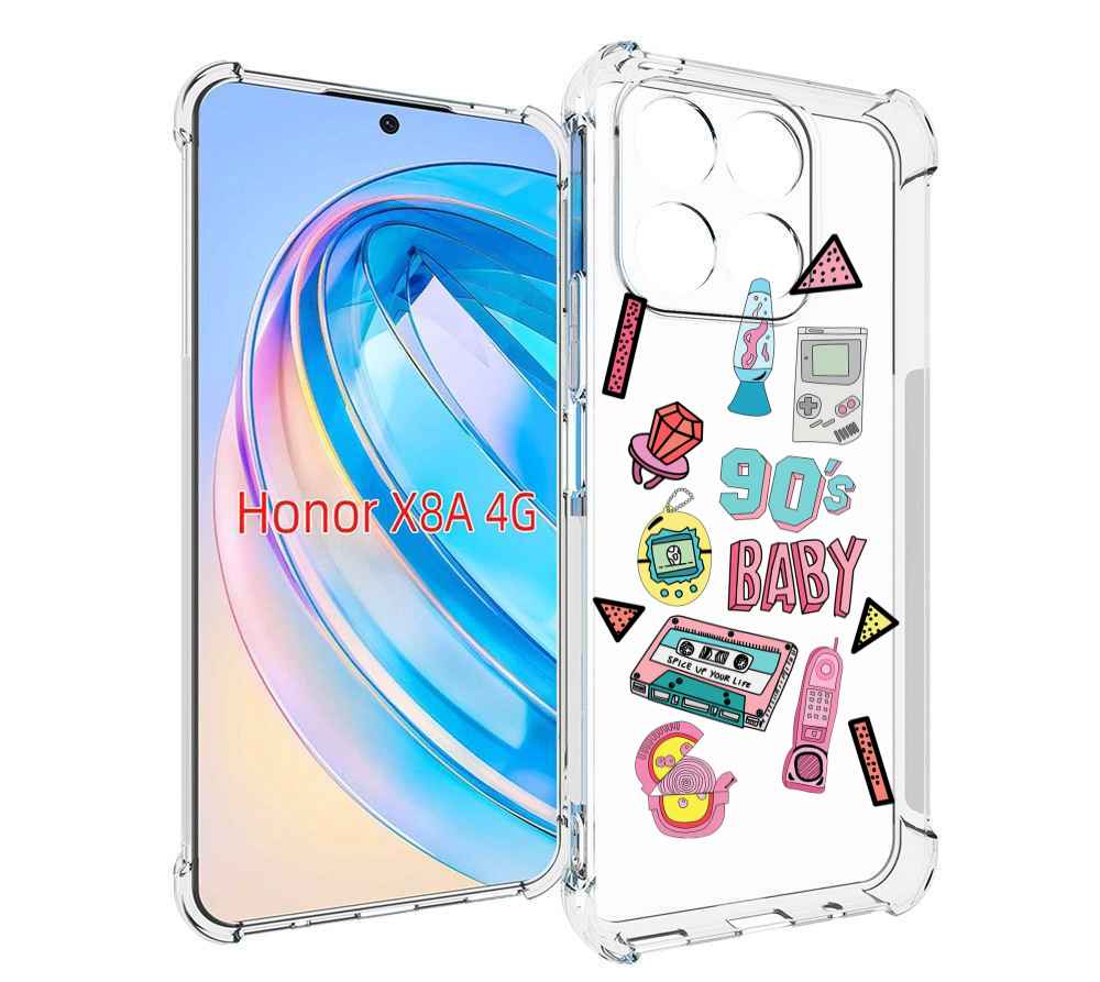 

Чехол MyPads гаджеты-90х для Honor X8a, Tocco