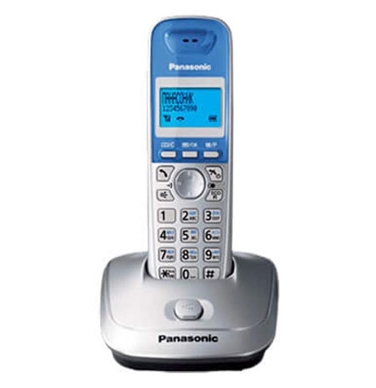 

Телефон Dect Panasonic KX-TG2511RUS серебристый/голубой АОН