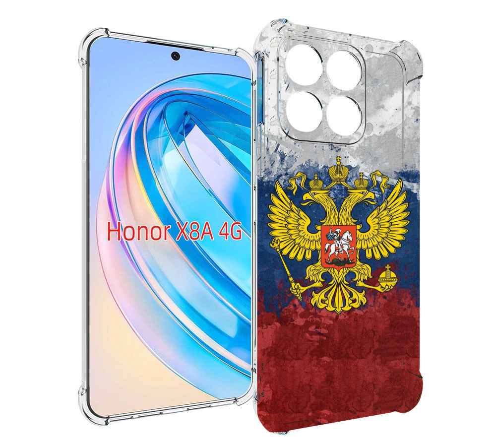 

Чехол MyPads герб-России для Honor X8a, Tocco
