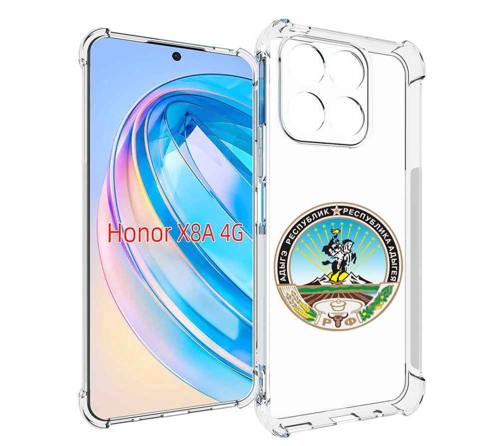 

Чехол MyPads герб-адыгея-майкоп для Honor X8a, Tocco