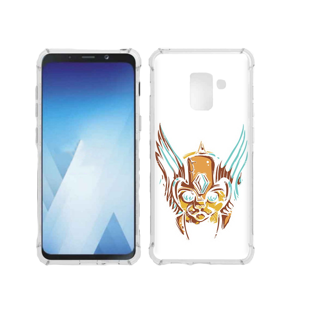 

Чехол MyPads Tocco для Samsung Galaxy A5 (2018) тор абстракция (PT95317.573.644), Прозрачный, Tocco