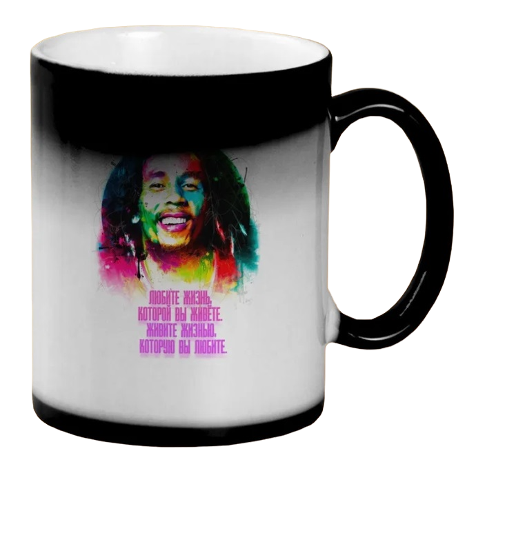 

Кружка CoolPodarok Легенда Bob Marley
