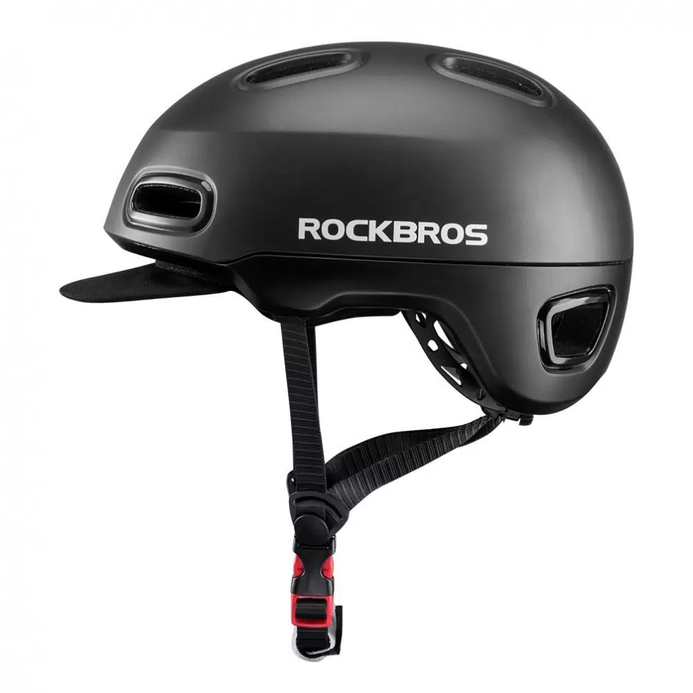 

Велошлем Rockbros Breton р.52-60, черный, Breton