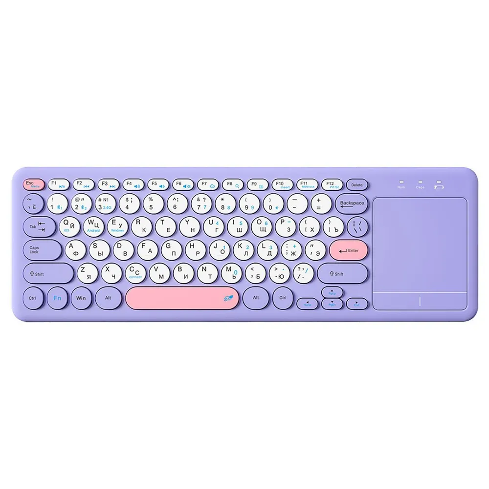 

Беспроводная клавиатура Olmio WK-35 Violet, WK-35