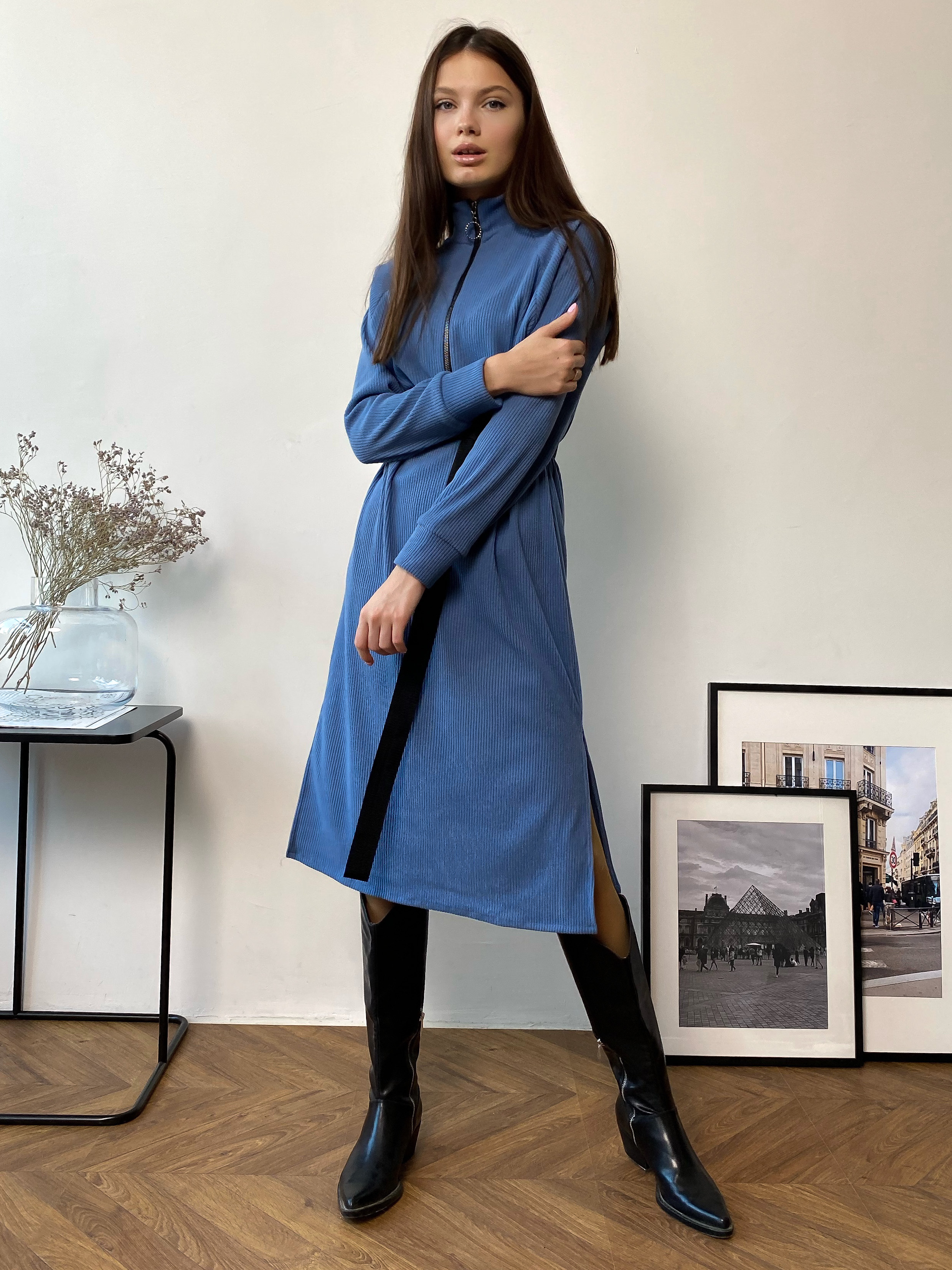 

Платье женское PARTY21 10f21-10105 голубое 44 RU, Голубой, 10f21-10105