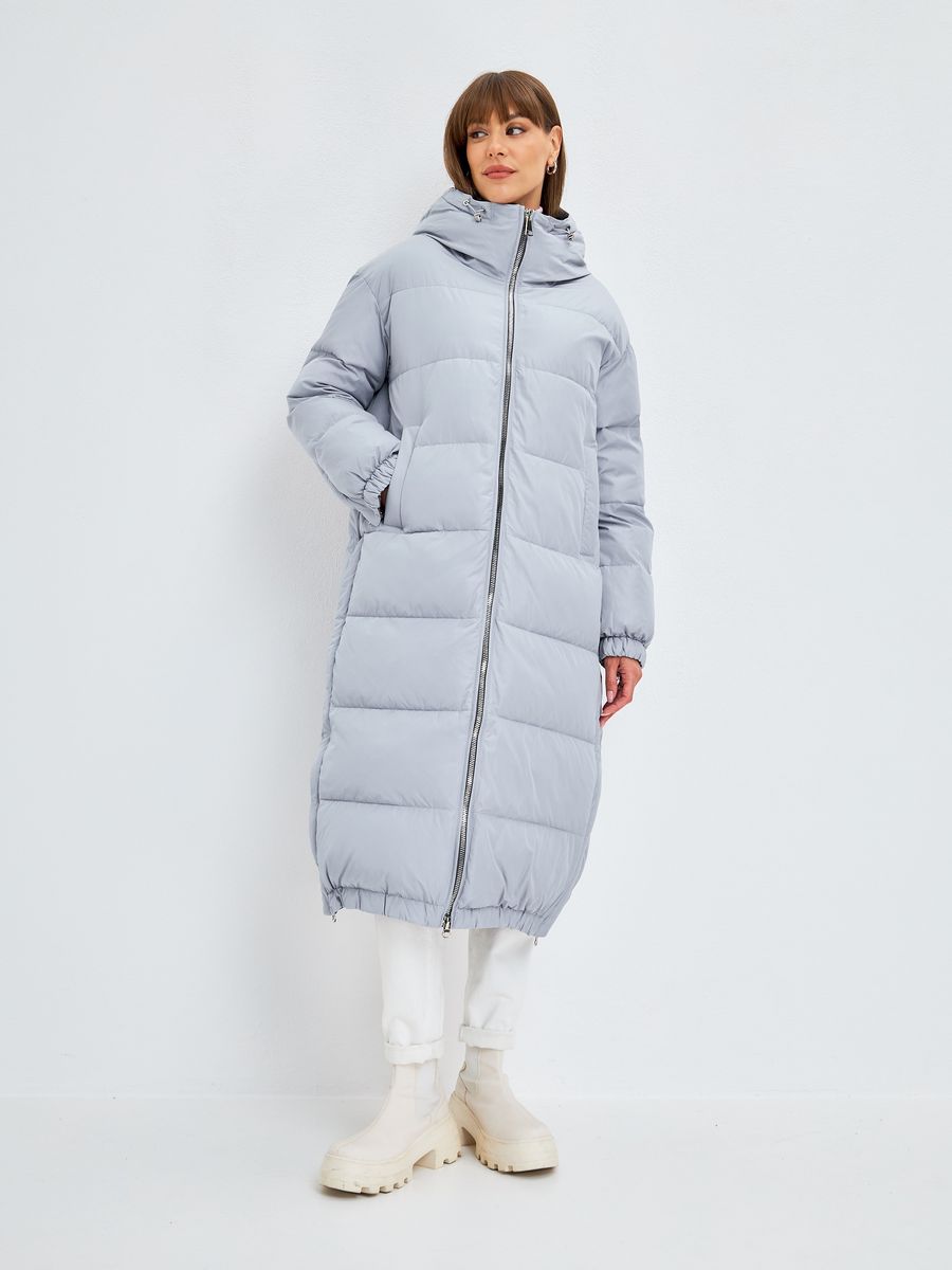 

Пальто женское LAWINTER 82441 серое 44 RU, Серый, 82441