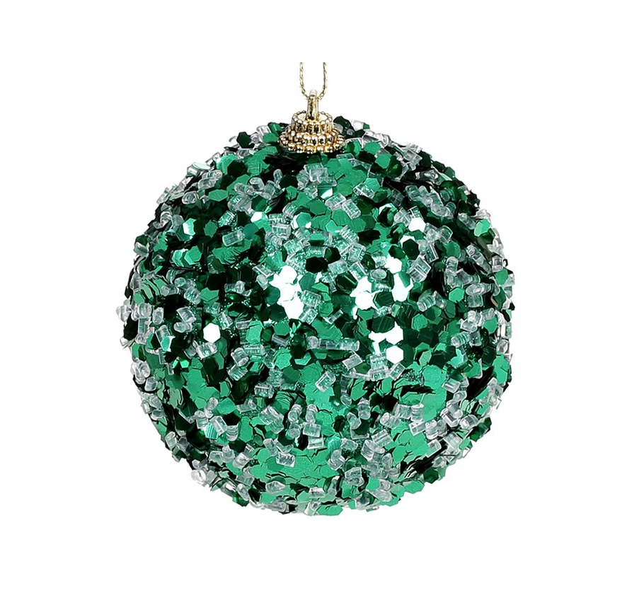 

Шар на ель ДомРан изумруд 182-978 8 см 1 шт. зеленый, изумруд
