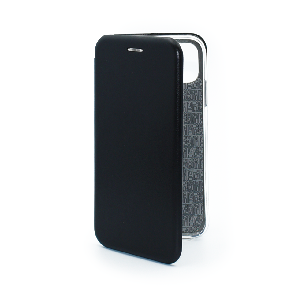 

Чехол-книжка из кожи PU на iPhone 11 черный, FLPU121