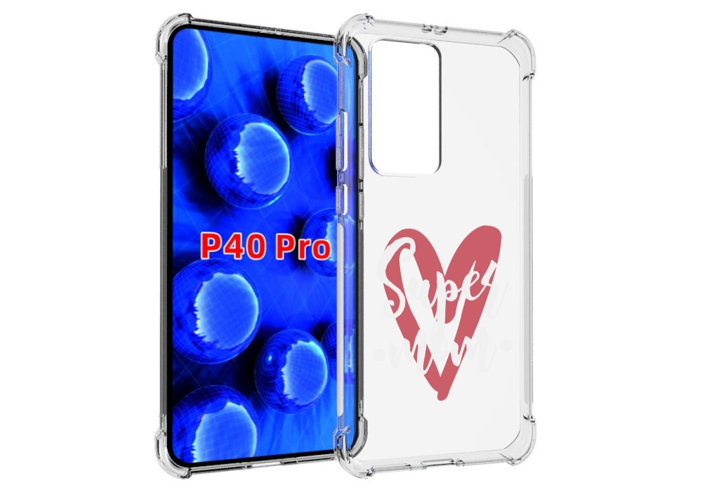 

Чехол MyPads супер-мать для Huawei P40 Pro противоударный, Прозрачный, Tocco