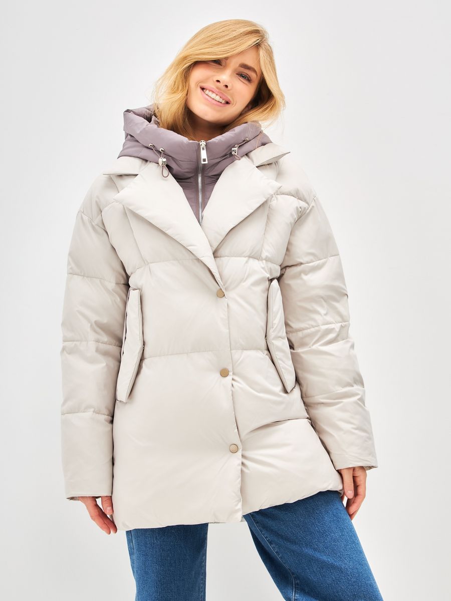 

Куртка женская LAWINTER 83219 бежевая 44 RU, Бежевый, 83219