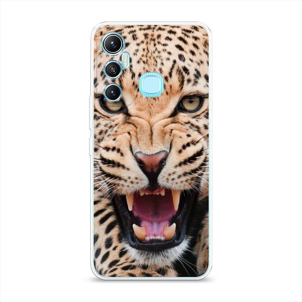 

Чехол на Infinix HOT 11 Helio G70 64 GB "Леопард 3d", Бежевый;черный, 3100750-6