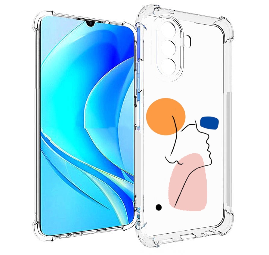 

Чехол MyPads абстракция девушки женский для Huawei Nova Y70 / Nova Y70 Plus (MGA-LX9N), Прозрачный, Tocco