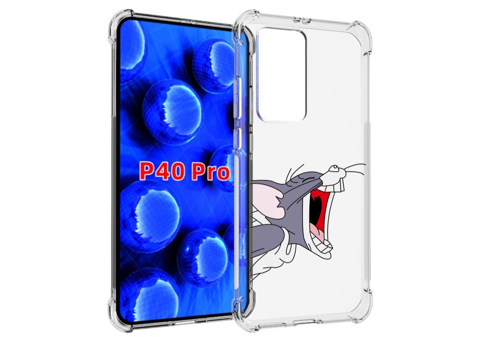 Чехол MyPads том-голодный для Huawei P40 Pro противоударный
