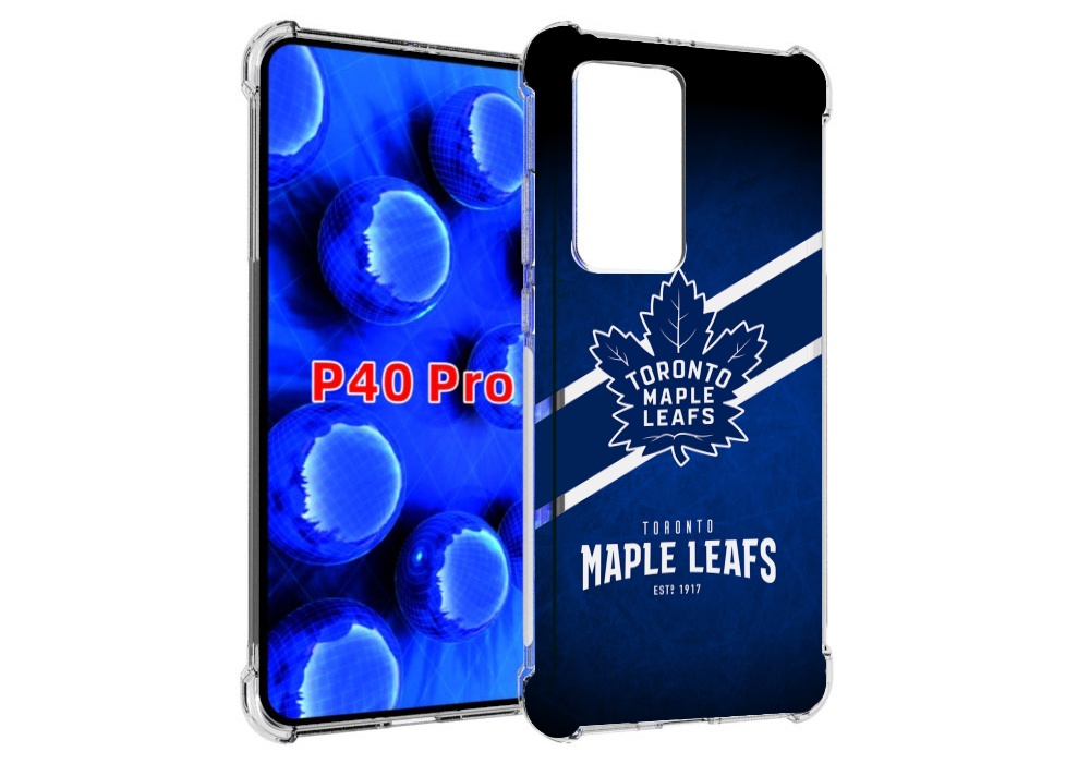 

Чехол MyPads торонто-меипл-лифс для Huawei P40 Pro противоударный, Прозрачный, Tocco