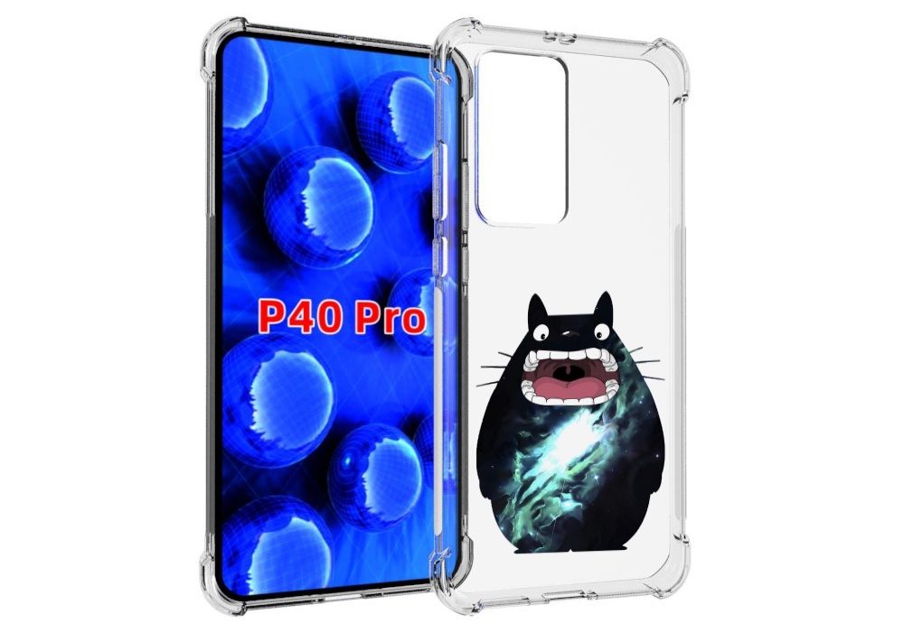 Чехол MyPads тоторо для Huawei P40 Pro противоударный