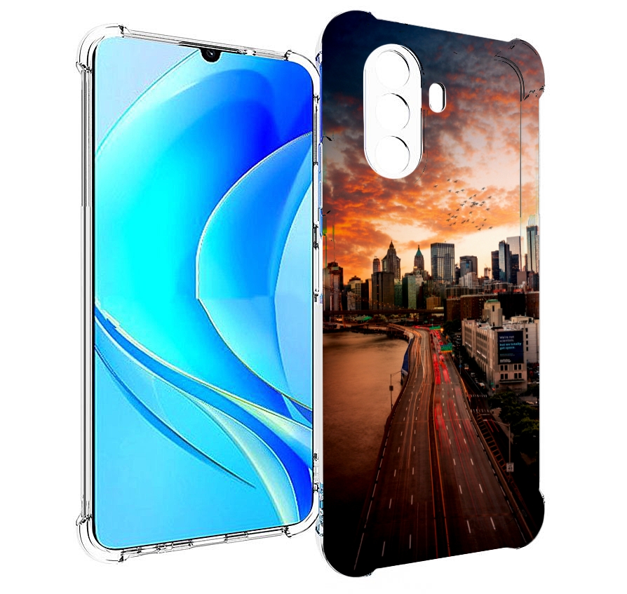 

Чехол MyPads американский город фото для Huawei Nova Y70 / Nova Y70 Plus (MGA-LX9N), Прозрачный, Tocco