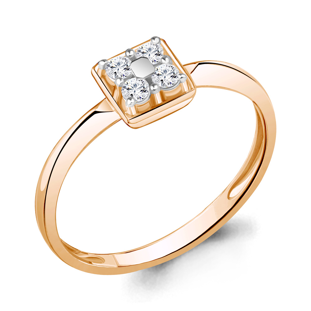 

Кольцо из красного золота с бриллиантом Aquamarine Aquamarine 964028к_585_кз р, 964028к_585_кз