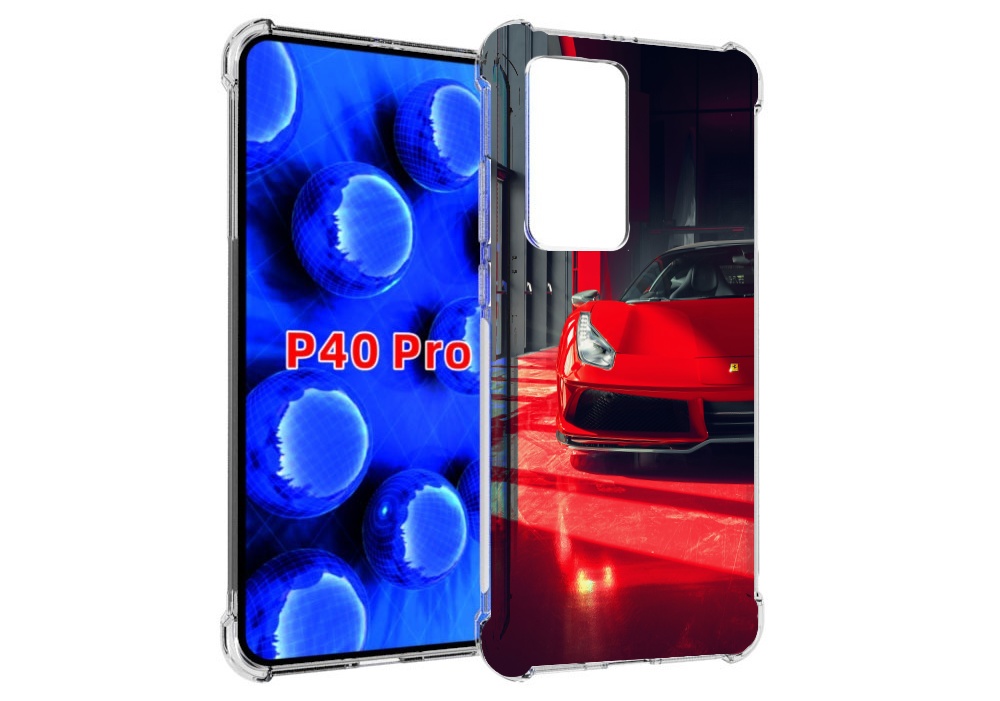 Чехол MyPads ферра для Huawei P40 Pro противоударный
