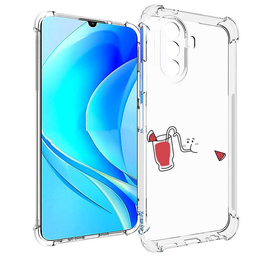 

Чехол MyPads арбузный-напиток для Huawei Nova Y70 / Nova Y70 Plus (MGA-LX9N), Прозрачный, Tocco