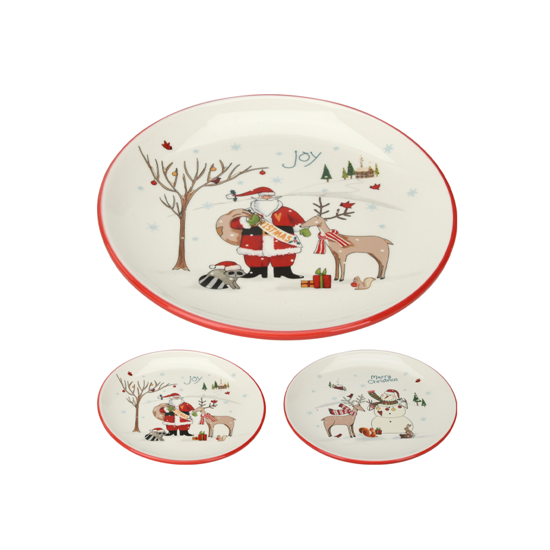 

Тарелка Home Collection Red New Year Красный Новый год 204х204х21мм 1 шт