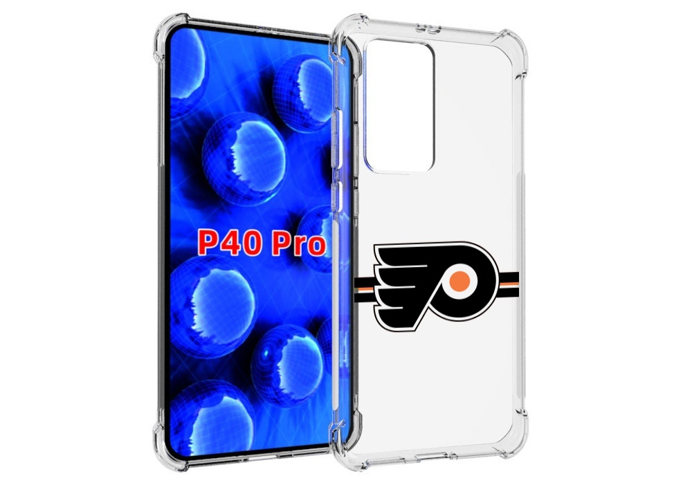 

Чехол MyPads филадельфия флаерс мужской для Huawei P40 Pro противоударный, Прозрачный, Tocco