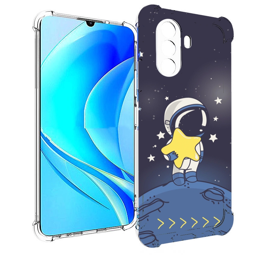 

Чехол MyPads астронавт с звездочкой для Huawei Nova Y70 / Nova Y70 Plus (MGA-LX9N), Прозрачный, Tocco