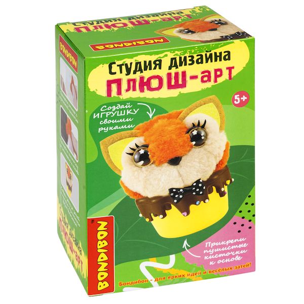 

Набор для детского творчества BONDIBON, Студия дизайна ПЛЮШ-арт (белка)