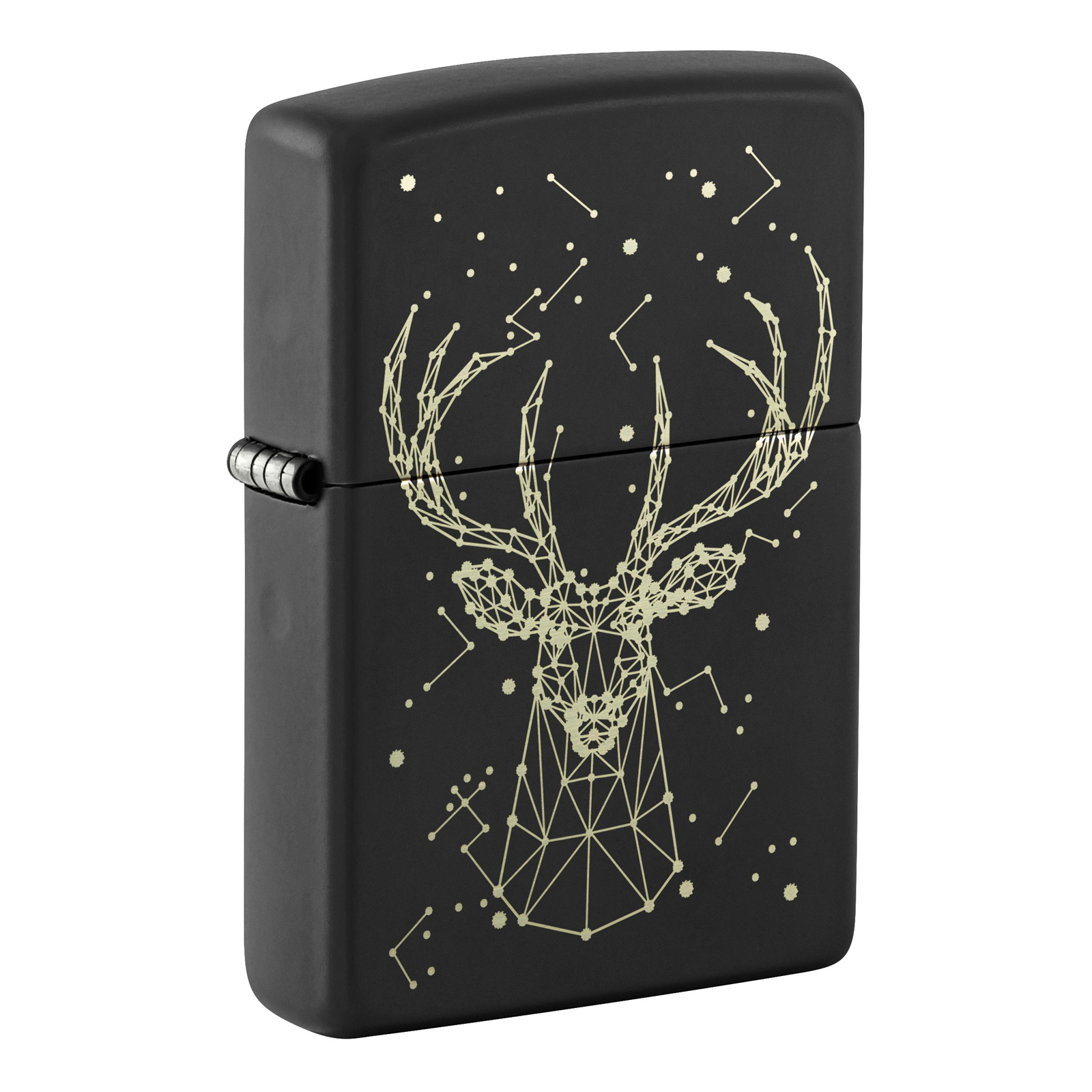 Зажигалка бензиновая Zippo Deer с покрытием Black Matte