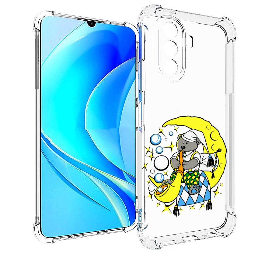 

Чехол MyPads Сырная луна для Huawei Nova Y70 / Nova Y70 Plus (MGA-LX9N) / Huawei Enjoy 50, Прозрачный, Tocco