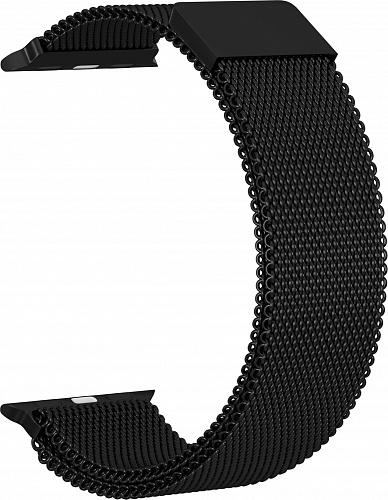 

Ремешок сетчатый на магните для Apple Watch 44мм, черный