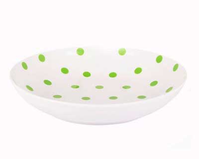 

Тарелка глубокая ДФЗ 205мм/600мл ф.универсал Горошек зеленый, арт.9С2043Ф34 KSPT-Л6741